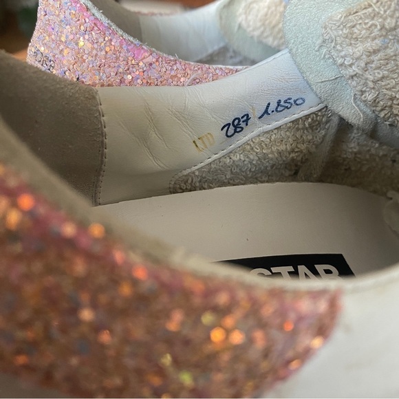 Golden Goose Super-Star Sneaker: Pink Glitter Heel - US 8 | EU 38 💗 - Picture 5 of 9